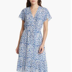 Rails Kiki Abstract Leopard Print Dress